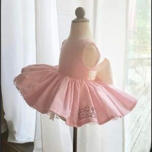 The Paper Doll Clothing - Seaside Dress - 6/12 month comes with bloomers